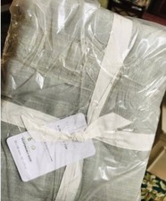 Pottery Barn Emery Drapes Set 2 Mineral Blue 50x 108 Curtains Blackout Pair New