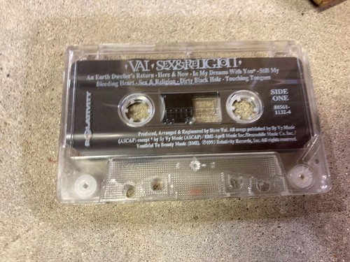 Vai Sex and Religion Cassette Devin Townsend / Steve Vai 1995 Rock Metal - Imagen 16 de 23