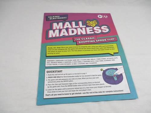 Mall Madness Shopping Spree Electronic Board Game 2020 Hasbro 100% Complet Video - Picture 21 of 24