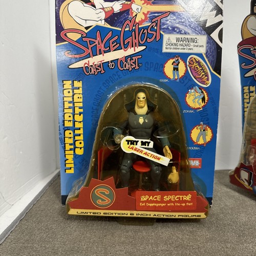 1999 Clear Space Ghost Coast to Coast & Space Spectre limitierte Auflage 2-stelliges Set - Bild 4 von 15