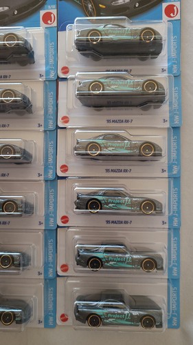 2024 HOT WHEELS '95 MAZDA RX-7 KROGER EXCLUSIVE LOT OF 12 HTF - Picture 3 of 3