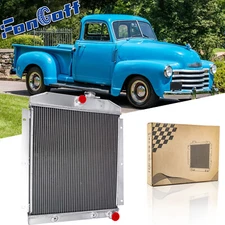 4 Row Radiator For 1947-1954 Chevy 3100 3600 3700 3800 3900 Truck 3.5L 3.8L