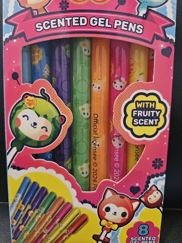 CHUPA CHUPS Lollipops Pens 8 Chupa Chups Scented Pens Stationery SWEET FRUITY - Picture 4 of 7