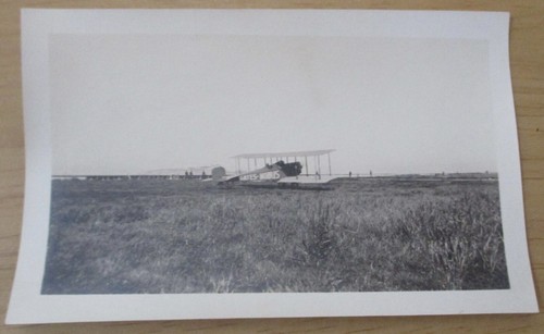 Vintage 1921 Snapshot BI-PLANE Photo ~ "GATES-NORRIS" ~ San Francisco EXPOSITION Grounds - Bild 1 von 8