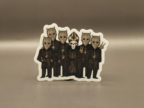 Ghost Band Vinyl Stickers Heavy Metal Ghost B.C. Papa Emeritus Ghouls Hard Rock - Picture 6 of 24
