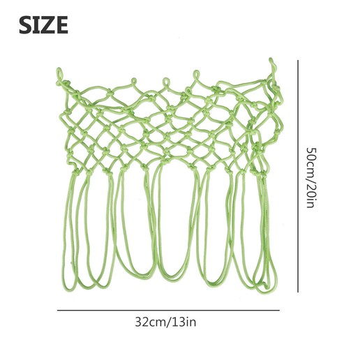 USA NEON GLOW GREEN Heavy Duty Basketball Rim Hoop Basketball Ball Net Shots Nylon - Bild 3 von 12