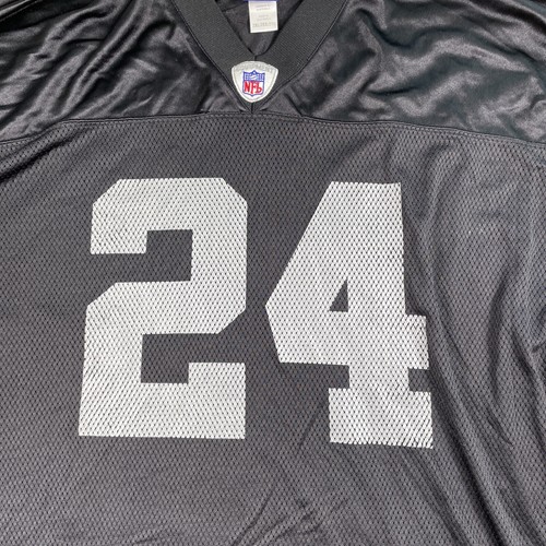 Charles Woodson Jersey Mens 2XL Reebok Raiders On Field Black Las Vegas NFL - Picture 2 of 9