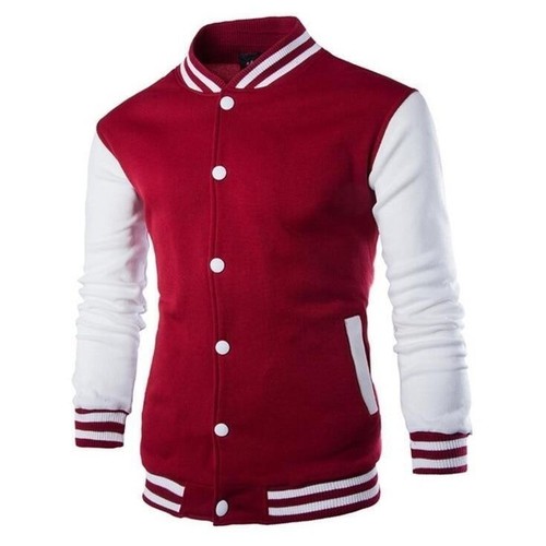 Unisex Varsity Style Fashion Letterman University College Baseball Jacket New - Picture 8 of 20