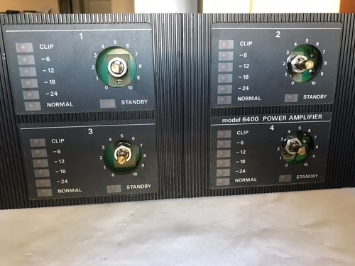 Amplificador de alimentación de 4 canales UREI 6400. PANEL FRONTAL con PLACA DE PANEL DE CONTROL ASS-LY #14165 - Imagen 4 de 10