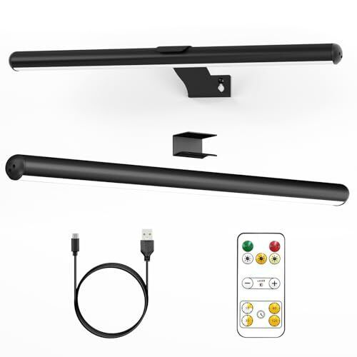 Luces de imagen para pinturas recargables, luz de arte de pared con negro-16 pulgadas2 piezas - Imagen 1 de 6