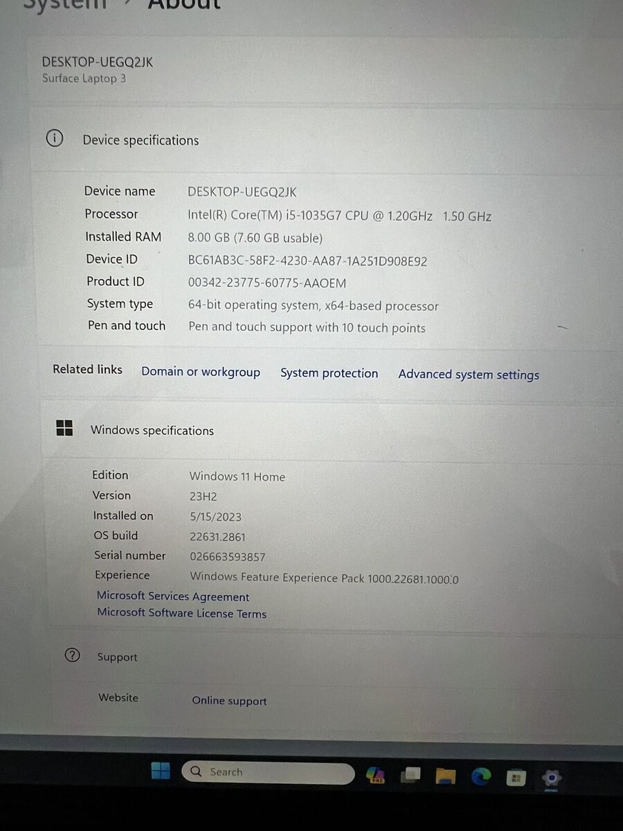 Microsoft Surface Pro 3 1868, 256GB , 8GB RAM, I5-1035G7 Black EB3000472 | eBay Microsoft Surface Pro 3 1868, 256GB , 8GB RAM, I5-1035G7 Black EB3000472 | eBay