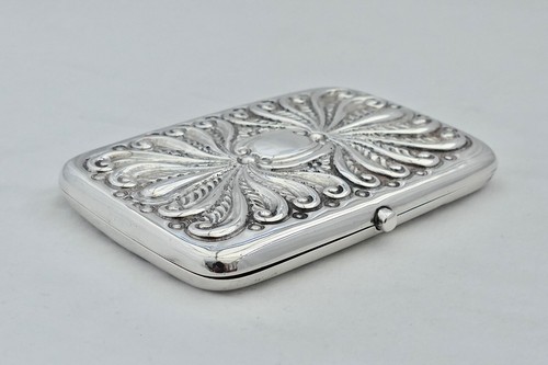RARE VICTORIAN HM STERLING SILVER EMBOSSED AIDE MEMOIRE 1897 - Picture 12 of 12