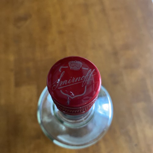 Vodka Bottle 750ml Smirnoff No. 21 Alcohol Empty And Cleaned - Picture 9 of 9