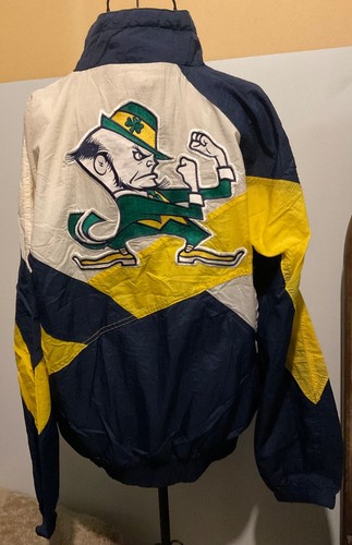 FIGHTING IRISH NOTRE DAM UNIVERSARY WINDBREAKER by APPEX ONE  MEDIUM VINTAGE - Bild 5 von 8