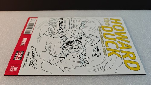 HOWARD THE DUCK ORIGINAL ART SKETCH BY LEONARD KIRK ONE OF A KIND! MARVEL - Picture 6 of 7