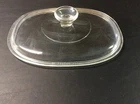 Pyrex Clear Glass F12C (37) Cover/Lid (Good)