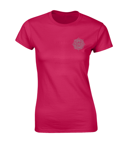 AZTEC CALENDAR LB LADIES T SHIRT XOOL ANCIENT SYMBOL DESIGN MAYAN ILLUMINATI - Picture 5 of 24