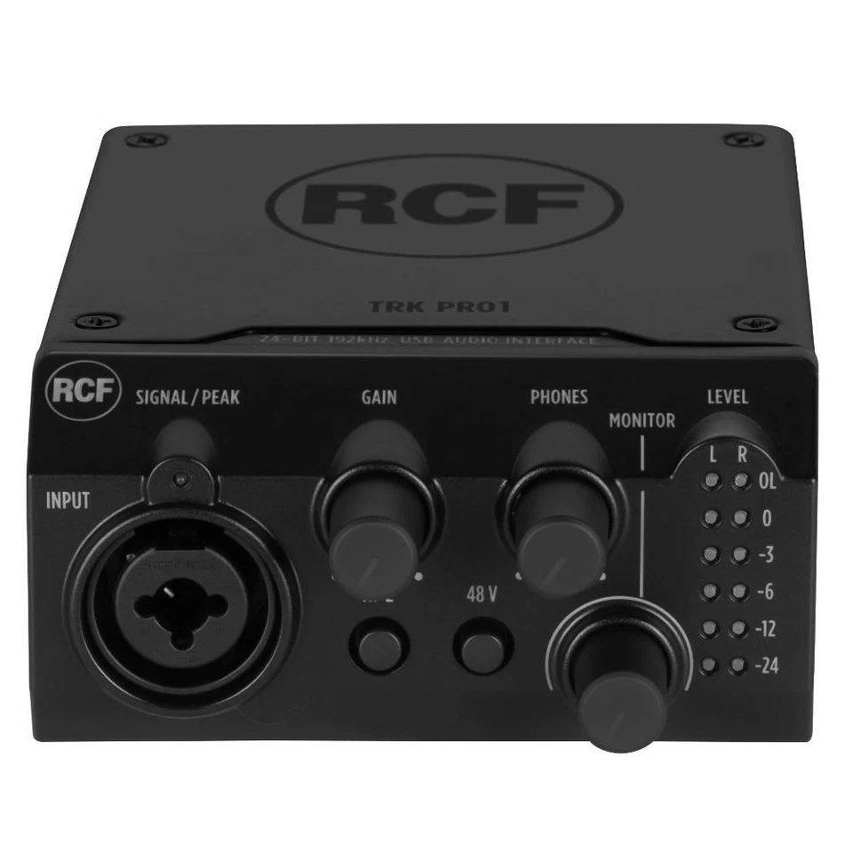 RCF TRK PRO1 24-BIT 192kHz Professional USB Audio Interface - Image 2 of 4