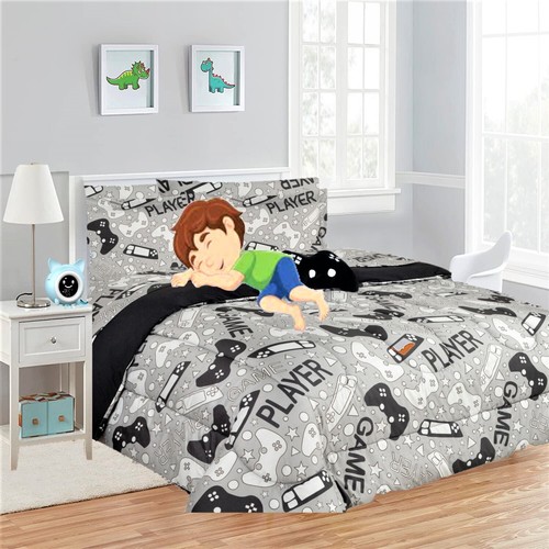 6/8PC TWIN/FULL KIDS COMFORTER COMPLETE BEDDING SET MANY DESIGNS BED IN A BAG - Picture 58 of 151