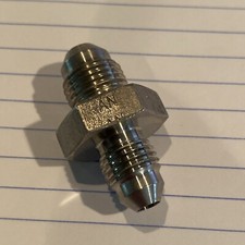  -5 AN to -4 AN adapter straight union Aerospace Aviation JIC Stainless Steel