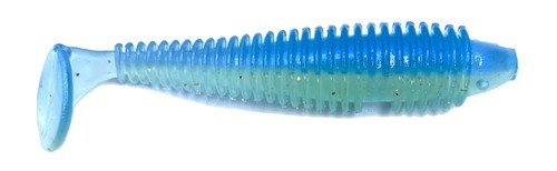 Señuelo de pesca para lubina de plástico suave estilo Keitech cebo de baño cola de remo estilo 2,8" 30 acanaladas - Imagen 31 de 34