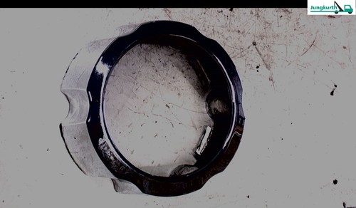 Radnabendeckel Chrom VO. Pajero L040 '89 Mitsubishi Pajero L040/V20 Bj 1990 - Bild 2 von 2