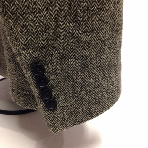 ORIAN Tweed 100% Wool Coat Men's Size L US 46, ITA 56 Brown *$495.00 Retail - Picture 4 of 8