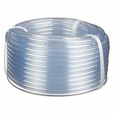 New Grainger PVUV8 100' Clear PVC Flexible Tubing 1/2" OD x 3/8" ID  / 26 PSI
