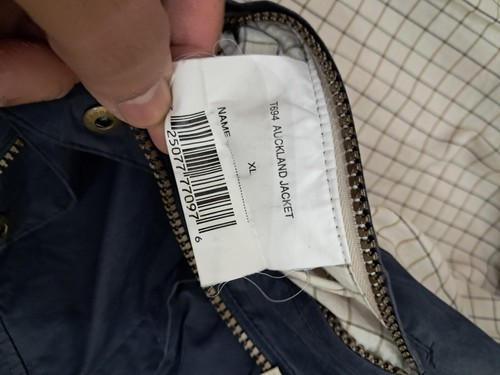 Barbour T694 AUCKLAND Jacket - Navy - Men's - Size XL - Picture 13 of 15