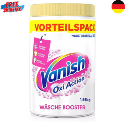 Vanish Oxi Action Powerweiss Powder - 1 x 1.65 kg - Stain Remover and Laundry