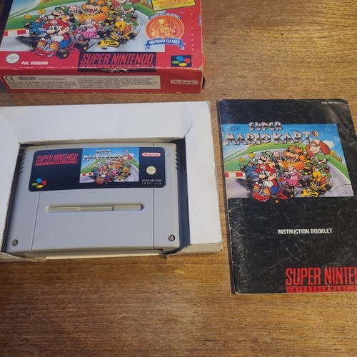 SUPER MARIO KART SUPER NINTENDO SNES KOMPLETT VERS PAL GIG ITA - Bild 3 von 8