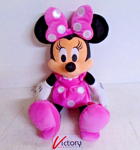 NUEVO Juguete de Peluche Rosa Disney Minnie Mouse | Mediano - 19" | Fibra de Poliéster - Imagen 2 de 11