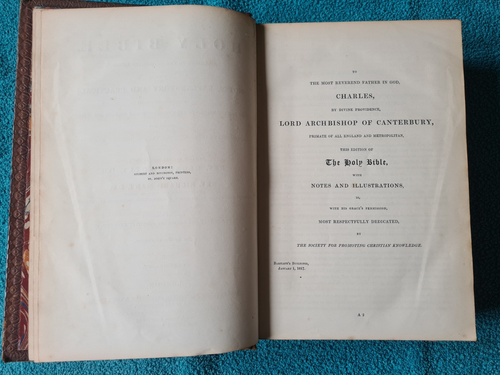 Heilige Bibel, D'Oyly & Mant, Band 1, Genesis - Job, SPCK 1850 - Bild 10 von 21