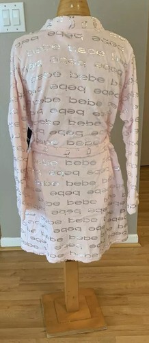 Bademantel "Be" hellrosa mit Silvio Logo Langarm Medium neu mit Etikett - Bild 10 von 11