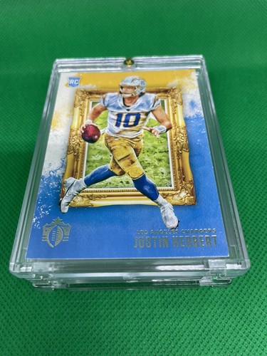 Tarjeta de cargadores Justin Herbert 2020 Gridiron Kings novato inserción especial #GK3 como nueva - Imagen 1 de 2