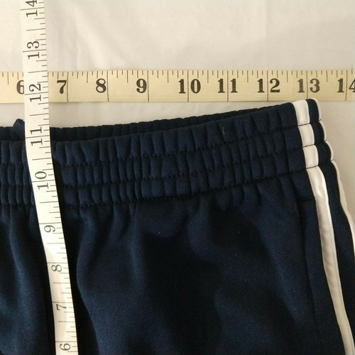 Adidas Youth Tech Fleece Stripes Sweatpants Blue/White Size L (14-16) - Picture 4 of 8