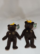 Salvino's Bamm Beano's 3 Babe Ruth 60 9 Maris 61 beanie bear Fast Shipping