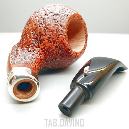 PIPA ANATRA DALLE UOVA D'ORO RUSTICATA VERA ARGENTO MADE IN ITALY HANDMADE AUO01 - Imagen 3 de 11