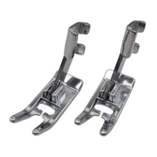 2PCS ZIGZAG SLANT SHANK FOOT FIT FOR SINGER 401 501 635 2000 2010 9005 9008 9240