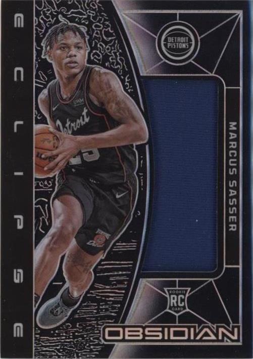 2023-24 Panini Obsidian - Marcus Sasser #EM-SAS - 1 of 2