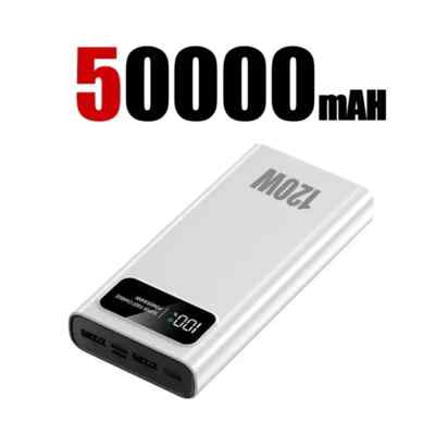 デジタルディスプレイ付きパワーバンク,200000mAh, 120W 200000mAh Power Bank 120W Super Fast Charging Portable