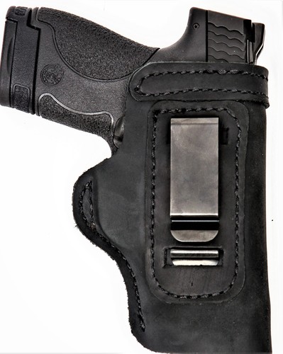 Pro Carry LT RH LH OWB IWB Leather Gun Holster For Glock 42 w/ Lasermax - Picture 1 of 4