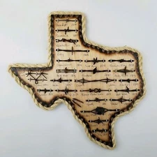 Large Antique Barbed Wire Display TEXAS 23 cuts of Authentic Barbwire