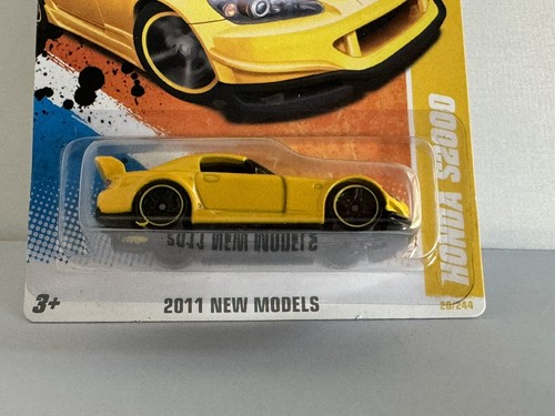 Hot Wheels 2011 New Models Yellow Honda S2000 #20 A2 - Picture 4 of 8