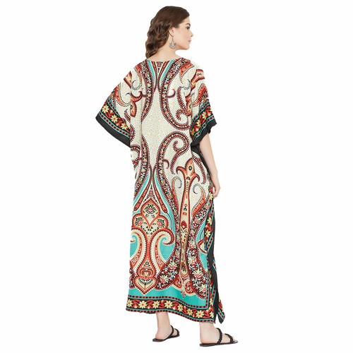 Kaftan Dress Caftan Beach Cover Boho Gown Hippie Beach Women African Plus Size - Picture 247 of 639