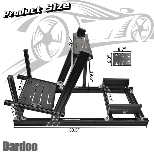 Dardoo F1 Racing Simulator Cockpit with Seat Fit Logitech G29 G920 G923 Thrustmaster - Picture 3 of 20