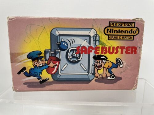 Vintage 1988 Game & Watch Safebuster With Box & Instructions Good Working Order - Picture 2 of 21