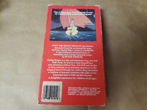PUFF THE MAGIC DRAGON VHS 1978 - Bild 2 von 3
