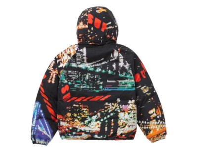 Supreme City Lights Puffy Jacket Black in Medium SS20J55
