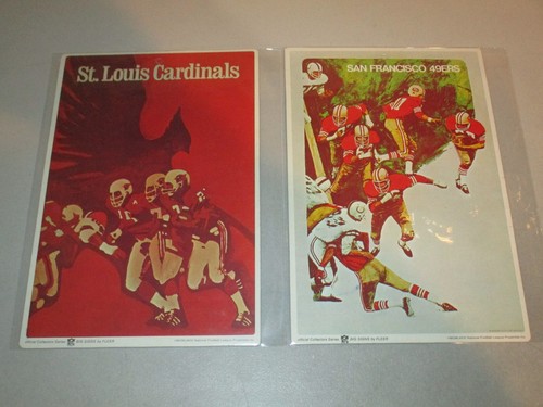 Big Signs by Fleer (RARE Complete 1968 NFL Set) 7.5 x 11.5 Not Punched - Picture 4 of 14